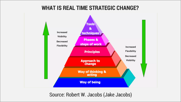 Real Time Strategic Change, from macro to micro